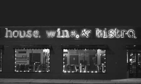 About house. wine. & bistro. - Our Location